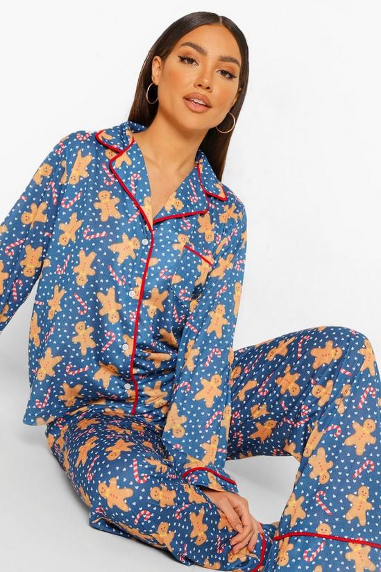 boohoo Mix and Match Gingerbread Man PJ Trousers 4