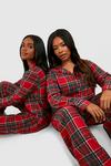 boohoo Mix and Match Flannel Check PJ Trousers thumbnail 1