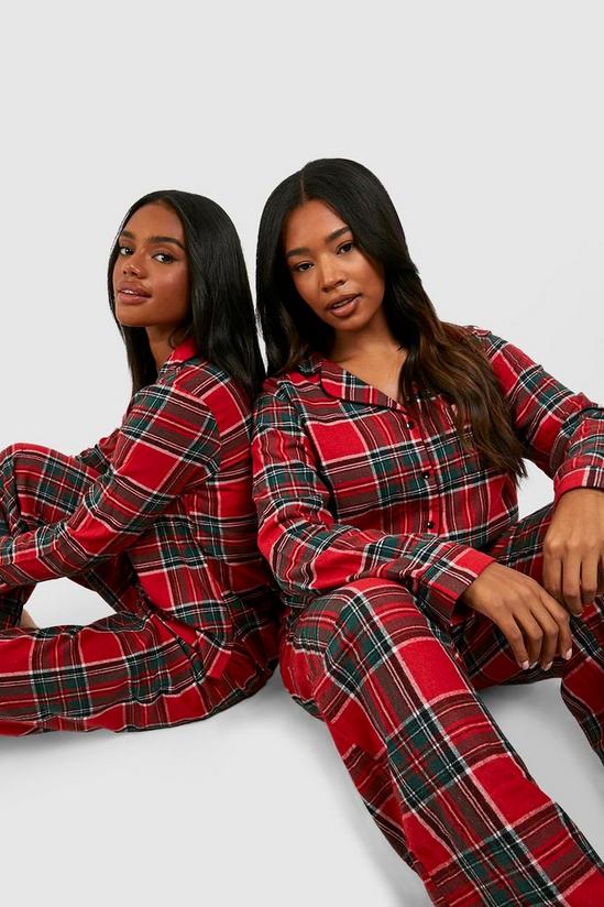 boohoo Mix and Match Flannel Check PJ Trousers 1