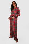 boohoo Mix and Match Flannel Check PJ Trousers thumbnail 3