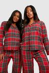 boohoo Mix and Match Flannel Check PJ Trousers thumbnail 4