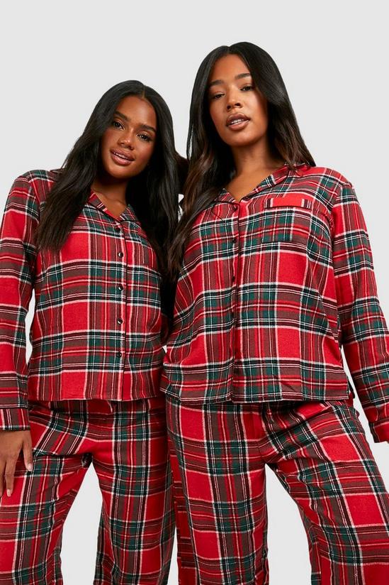 boohoo Mix and Match Flannel Check PJ Trousers 4