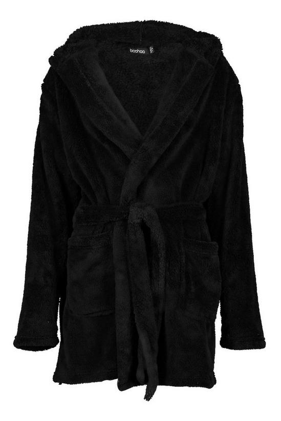 boohoo Dreamy Embroidered Fluffy Dressing Gown 3