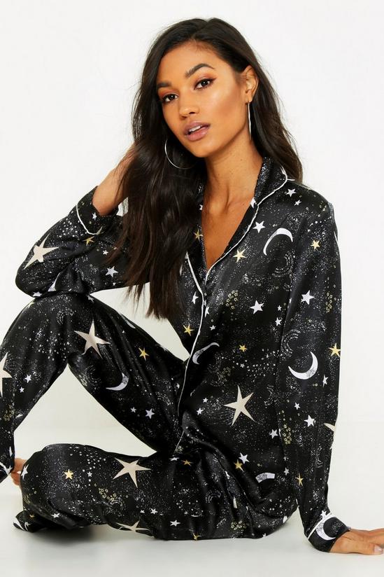 boohoo Galaxy Star PJ Trouser Set 1