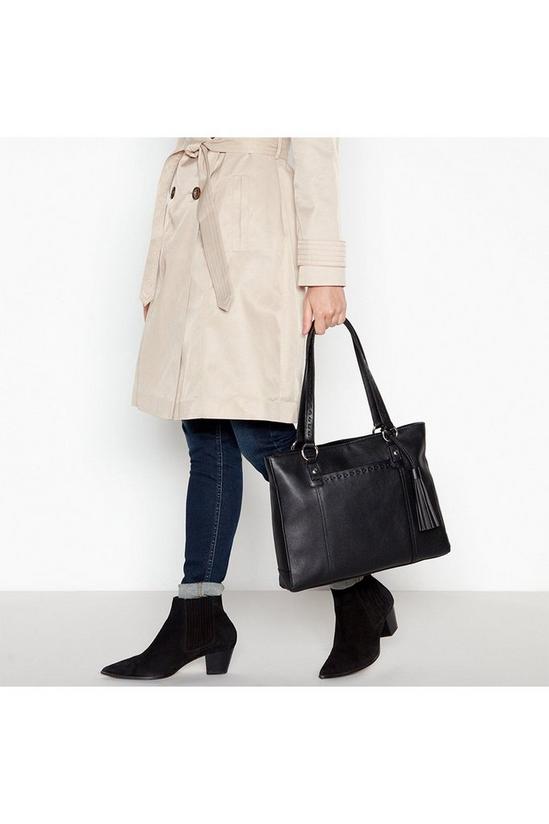 Principles Becky Leather Stab Stitch Shopper 5