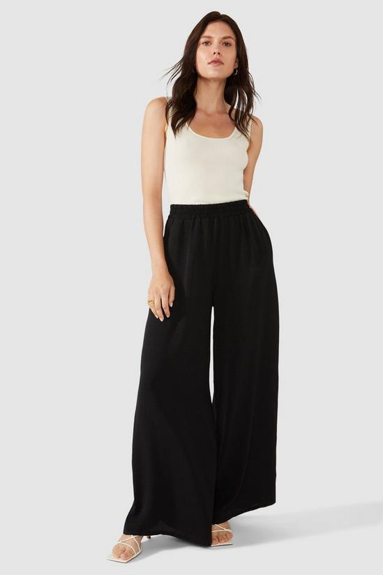 Principles Relaxed Wide Leg Soft Twill Trouser 1