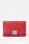 Principles Red Leather Medium Flap Over Purse thumbnail 1