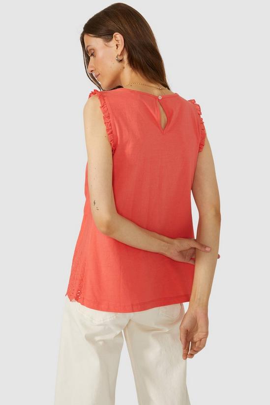 Principles Sleeveless Embroidered Broderie Shell Top 3