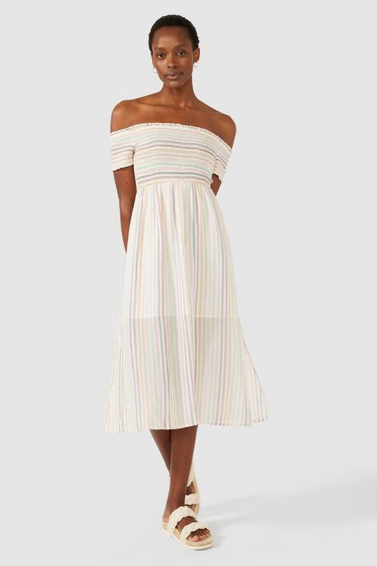 Principles Stripe Bardot Summer Dress 1