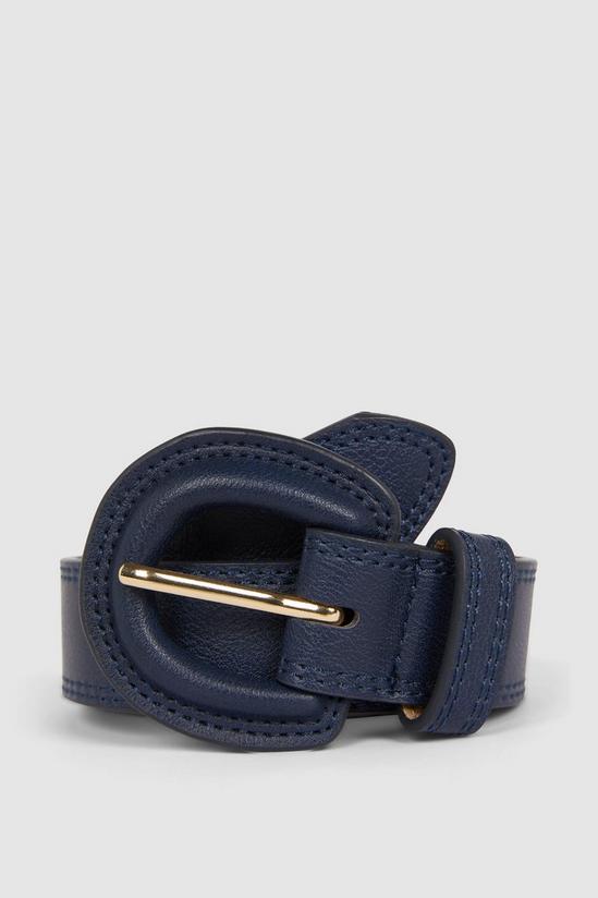 Principles Covered Buckle Stitch Belt 1