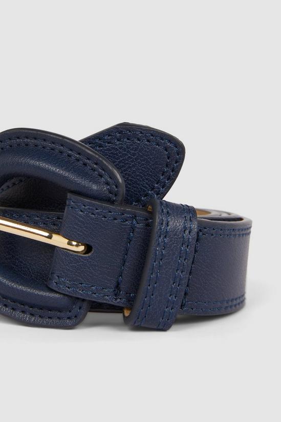 Principles Covered Buckle Stitch Belt 2