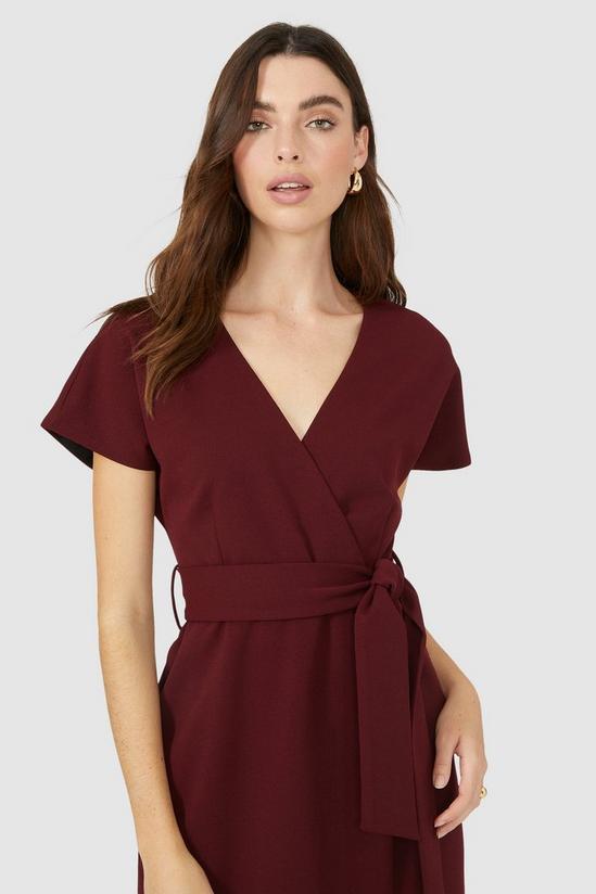 Principles Wrap Front Belted Midi Dress 2