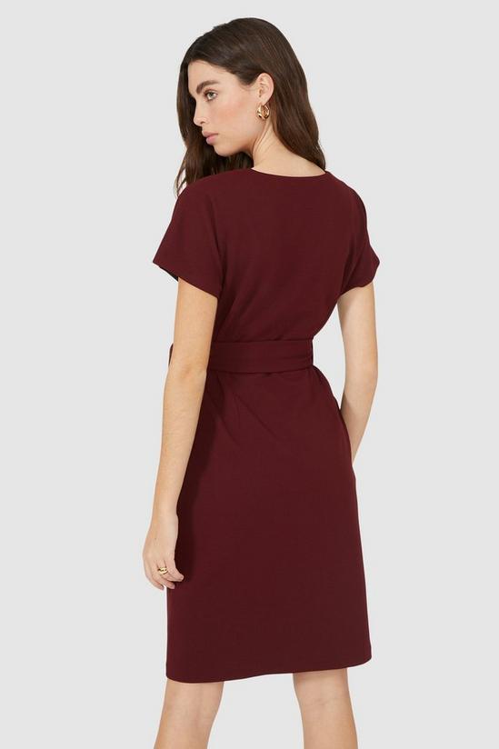 Principles Wrap Front Belted Midi Dress 3