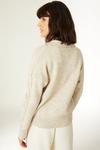 Principles V Neck Collar Cable Knitted Jumper thumbnail 4