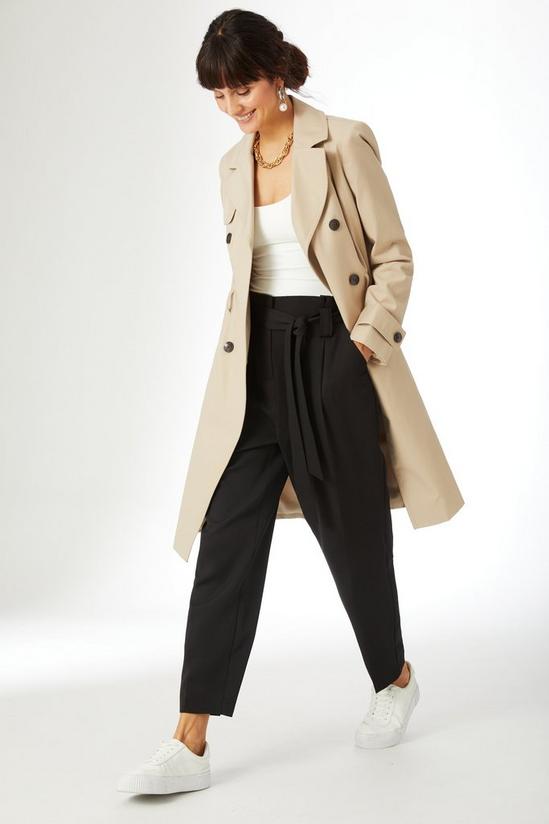 Principles Belted Paper Bag Tailored Trouser 2