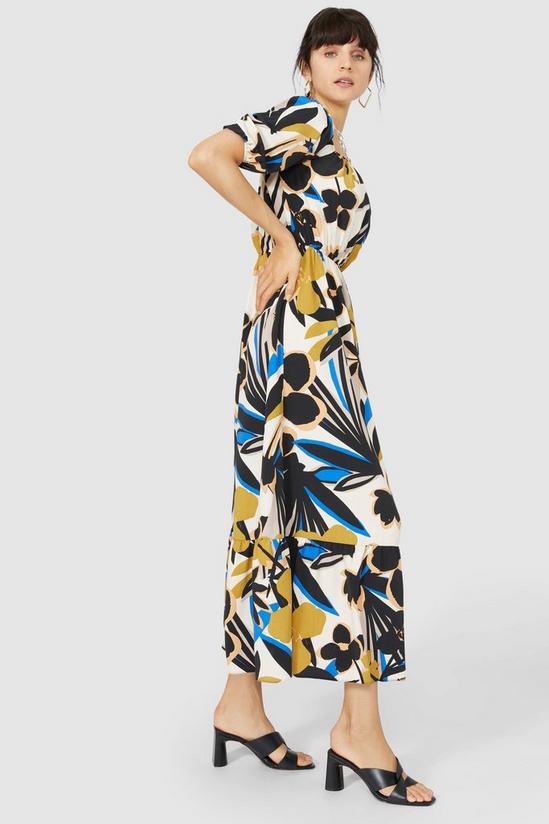 Principles Abstract Floral Puff Sleeve Maxi Dress 5