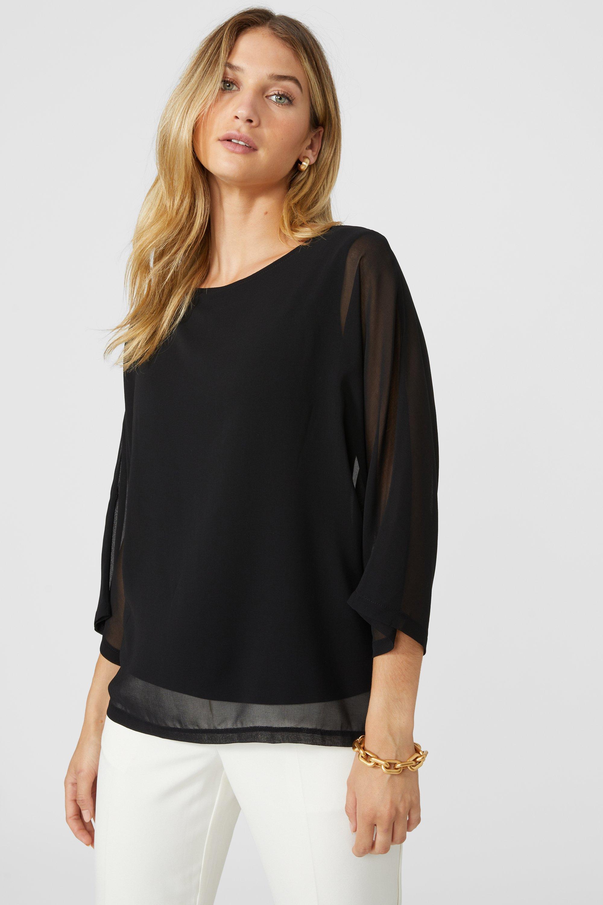 Tops | Chiffon Batwing Top | Principles