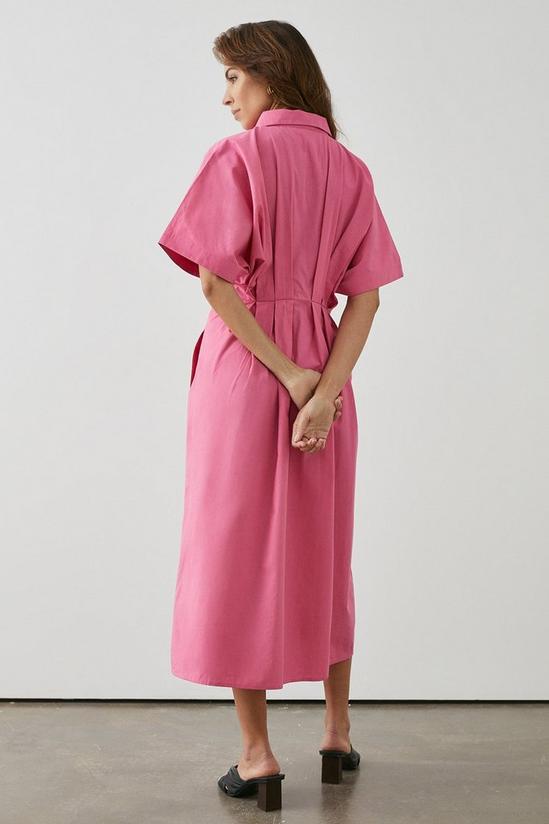 Principles Pink Shirt Midi Dress 4
