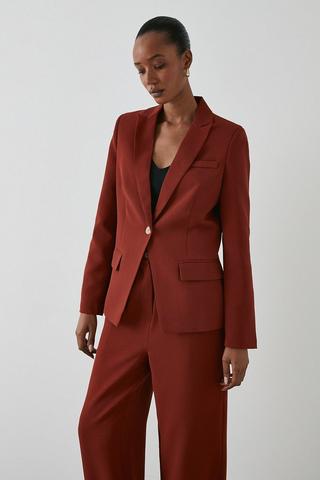 Beige Slim Fit Suit Jacket Women's Single Breasted Round Collar Coat  Buttons/Pocket/Patchwork Decoration Blazers S M XL XXL