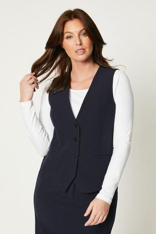 William Morris Reversible Quilted Vest Gilet Waistcoat Ladies Sleeveless  Jacket 
