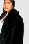 boohoo Plus Luxe Faux Fur Longline Coat thumbnail 4
