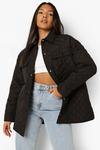 boohoo Plus Quilted Shacket thumbnail 1