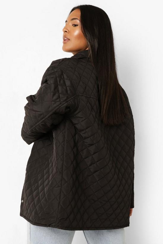 boohoo Plus Quilted Shacket 2