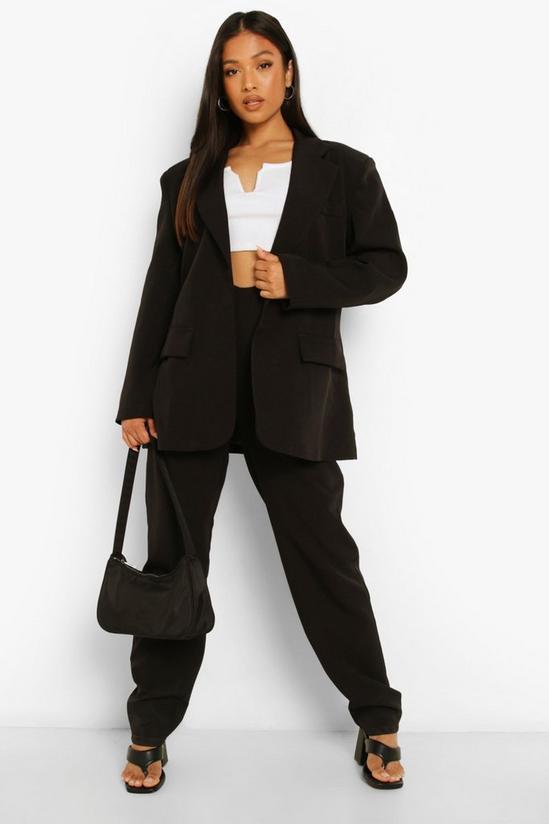 boohoo Petite Blazer And V Waist Detail Trouser Suit 1