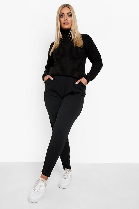 boohoo Plus Pleat Front Trousers 3