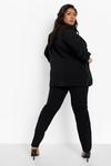 boohoo Plus Tailored Ruched Sleeve Trouser Suit thumbnail 2