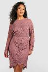 boohoo Plus Occasion Embroidered Floral Midi Dress thumbnail 3