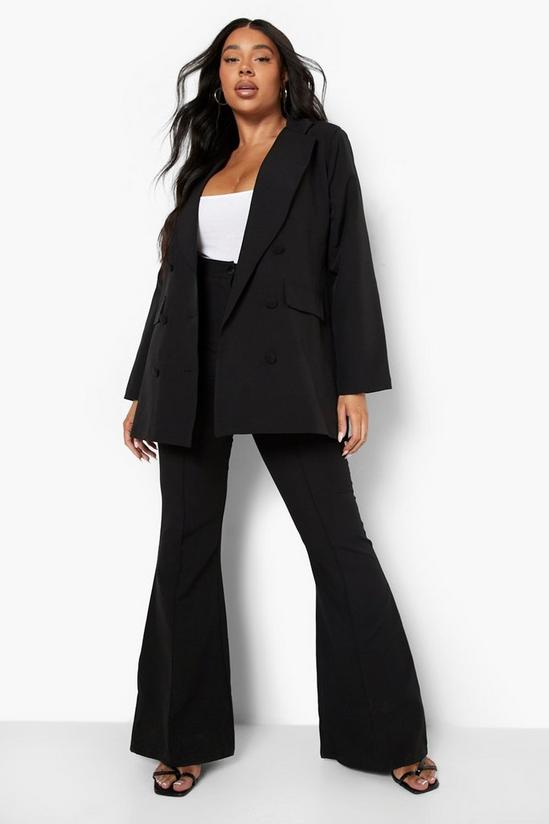 boohoo Plus Tailored Suit Trousers 1