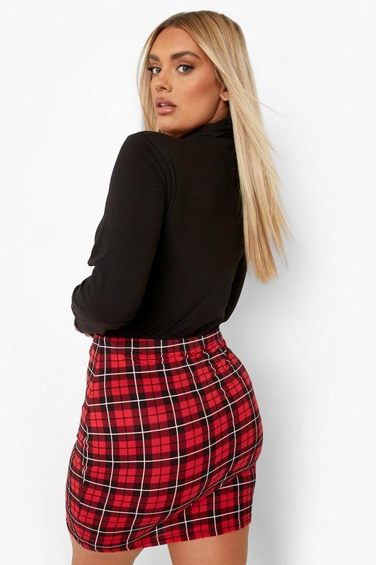 boohoo Plus Check Mini Skirt 2