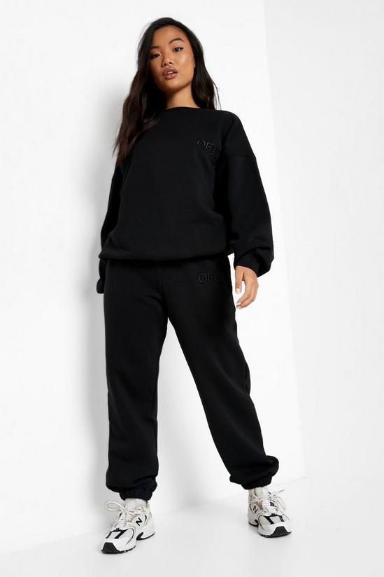 boohoo Petite Ofcl Embroidered Joggers 3