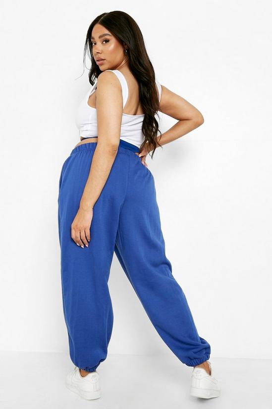 boohoo Plus Double Layer Branded Oversized Joggers 2