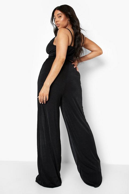 boohoo Plus Slinky Cowl Neck And Trouser Co Ord 2