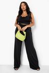 boohoo Plus Slinky Cowl Neck And Trouser Co Ord thumbnail 3