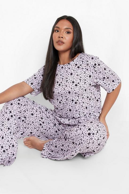 boohoo Plus Star And Moon Pyjama Set 4
