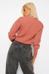 boohoo Petite Crew Neck Knitted Jumper thumbnail 2