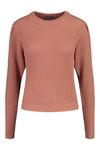 boohoo Petite Crew Neck Knitted Jumper thumbnail 5