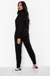 boohoo Petite Knitted Roll Neck Jumper & Jogger Co-Ord thumbnail 2