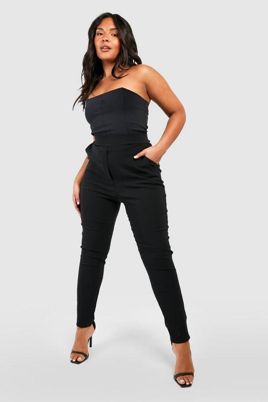 boohoo Plus Super Stretch Fitted Trousers 3