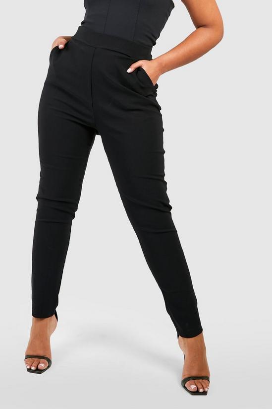 boohoo Plus Super Stretch Fitted Trousers 4