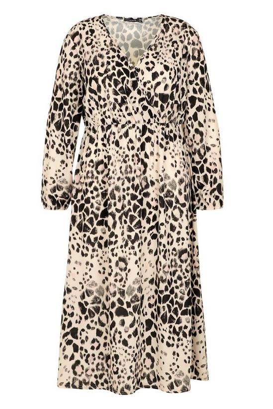 boohoo Plus Leopard Midi Dress 3