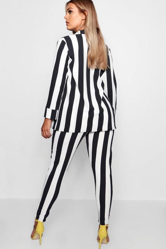 boohoo Plus Striped Trouser Suits 2