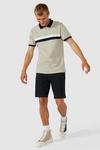 Red Herring Chest Stripe Cut & Sew Polo thumbnail 1