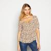 Red Herring Floral Print Puff Sleeve Top thumbnail 5