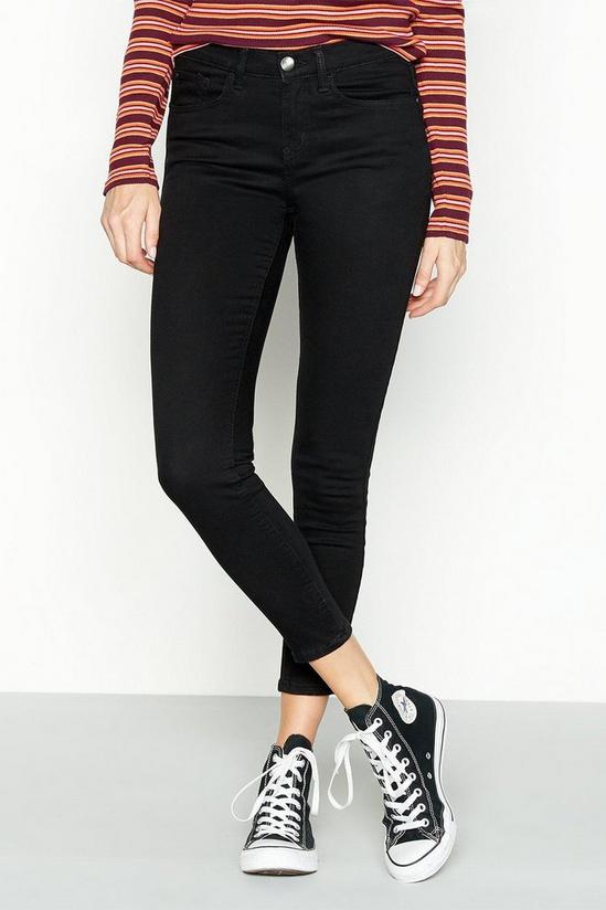 Red Herring Black Mid-Rise Holly Skinny Jeans 1