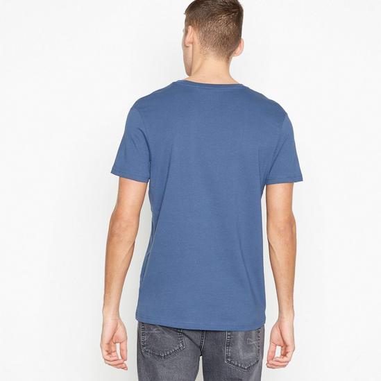 Red Herring Mid Blue Slim Fit Cotton T-Shirt 3