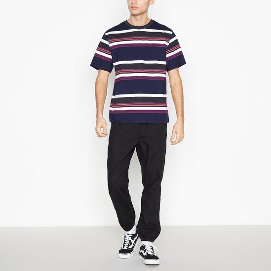 Red Herring Navy Variegated Striped Cotton T-Shirt 4